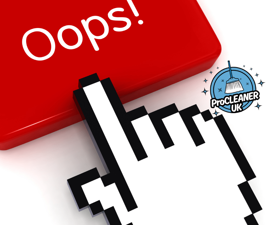 cleaning staff mistakes