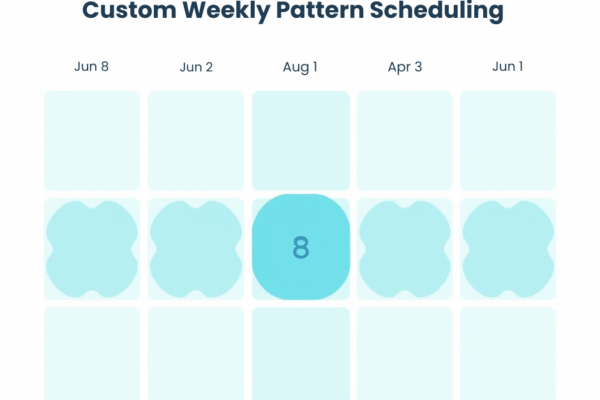 custom weekly pattern